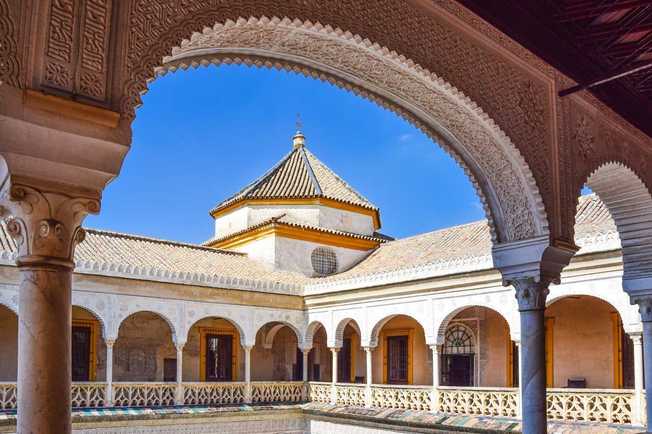 Main courtyard at Casa de Pilatos, Seville